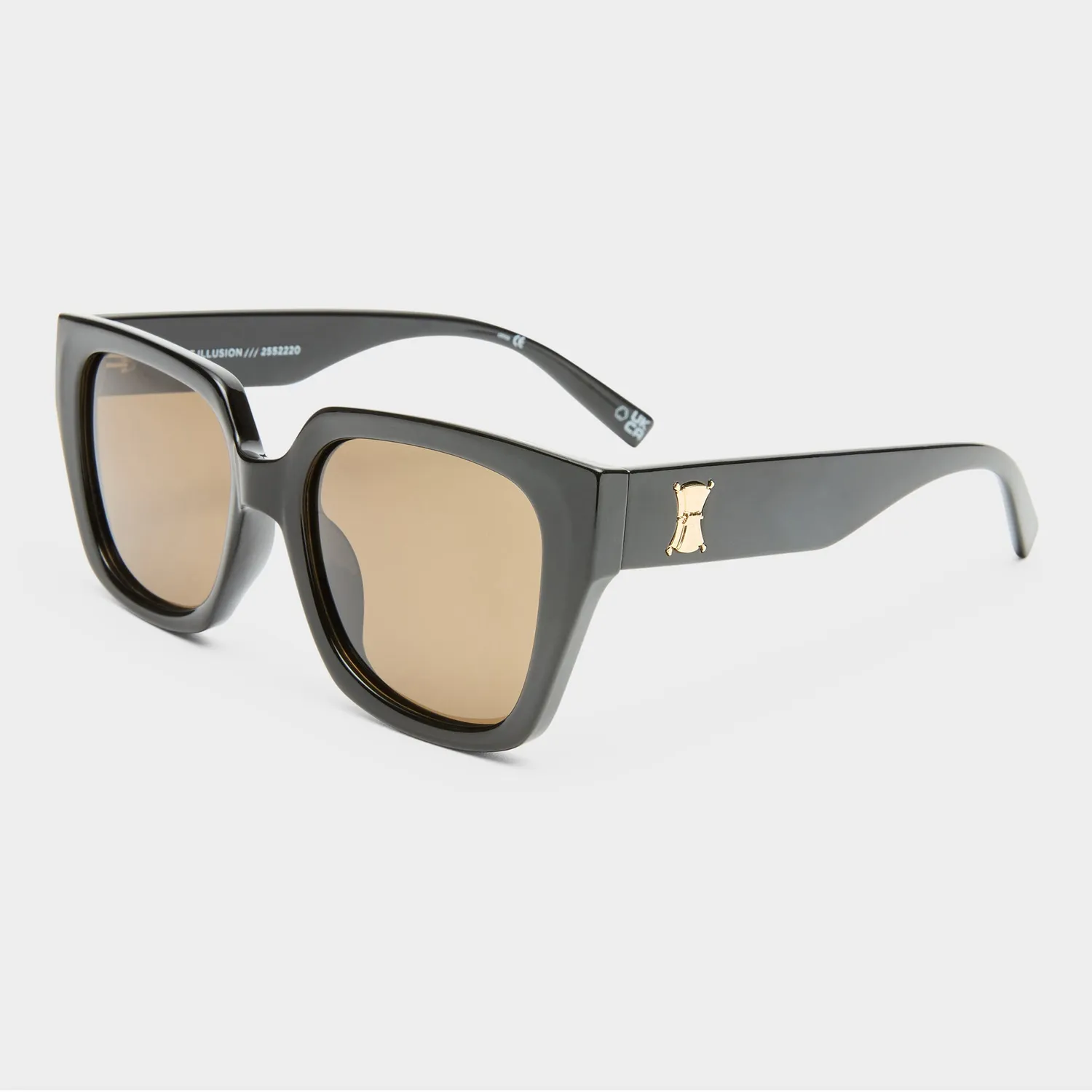 Le Specs The Illusion occhiali da sole nero polarizzato