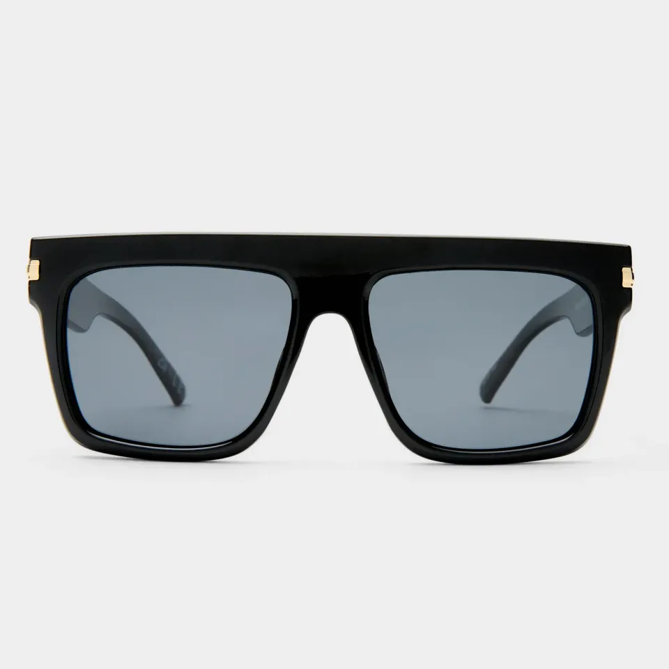 Le Specs Offside occhiale da sole nero polarized scudo