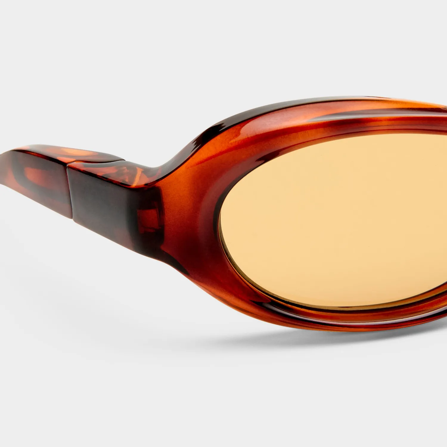 Le Specs Vortex Deux occhiale da sole tartarugato giallo