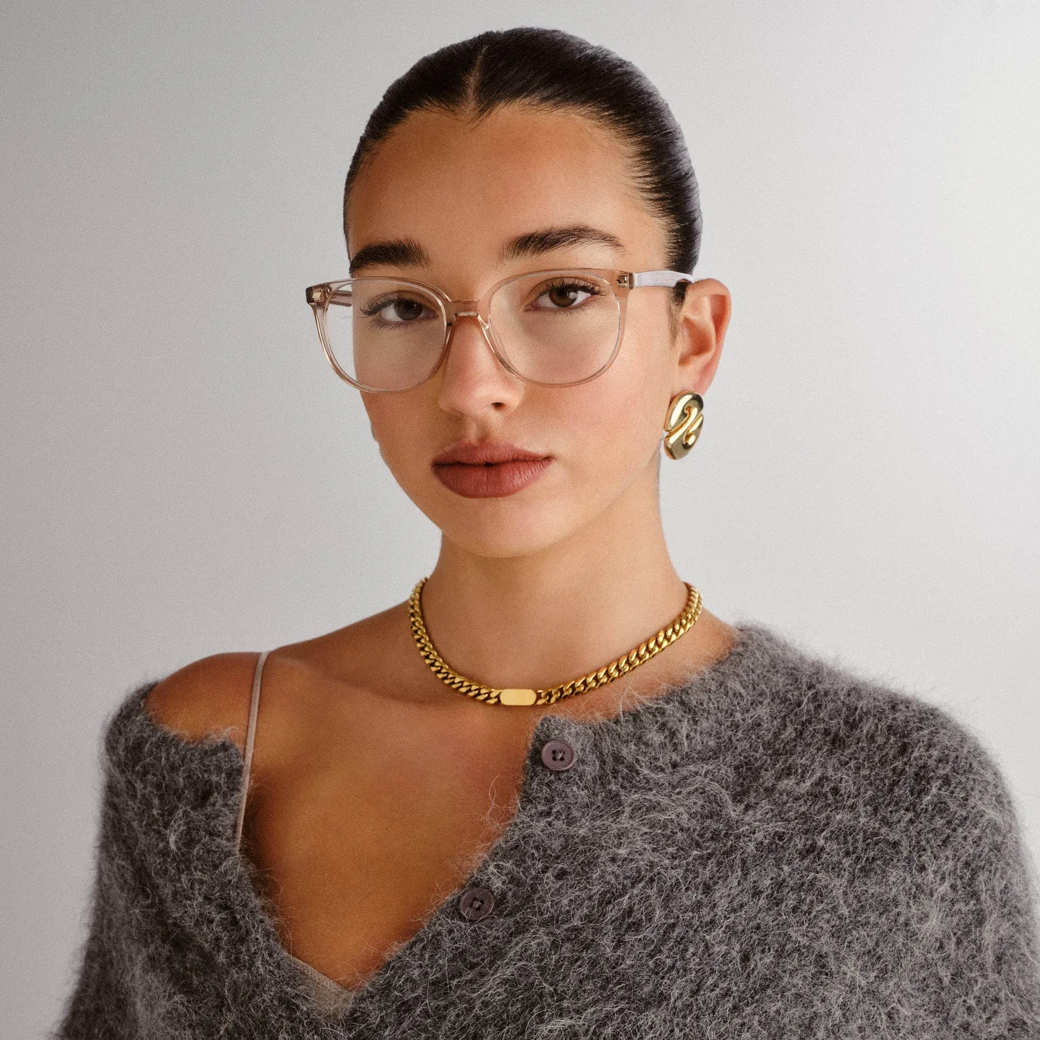 Le Specs Formentera montatura da vista rosewater