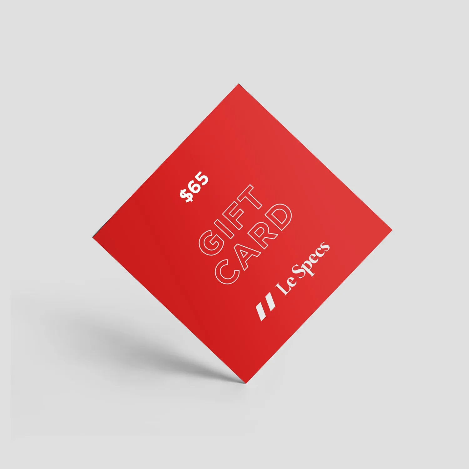 Le Specs carta regalo 65 dollari via email regalo