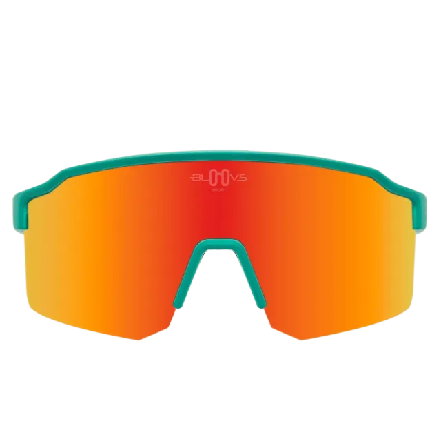 Bloovs Taroko occhiale da sole verde rosso polarizzato sport