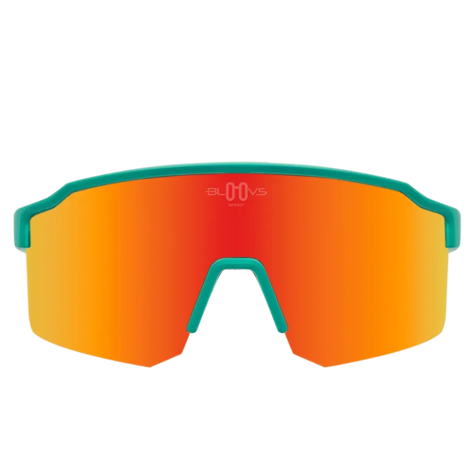 Bloovs Taroko occhiale da sole verde rosso polarizzato sport
