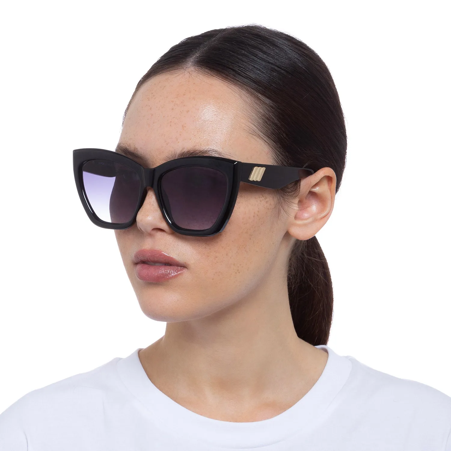 Le Specs Vamos occhiale da sole nero cat-eye