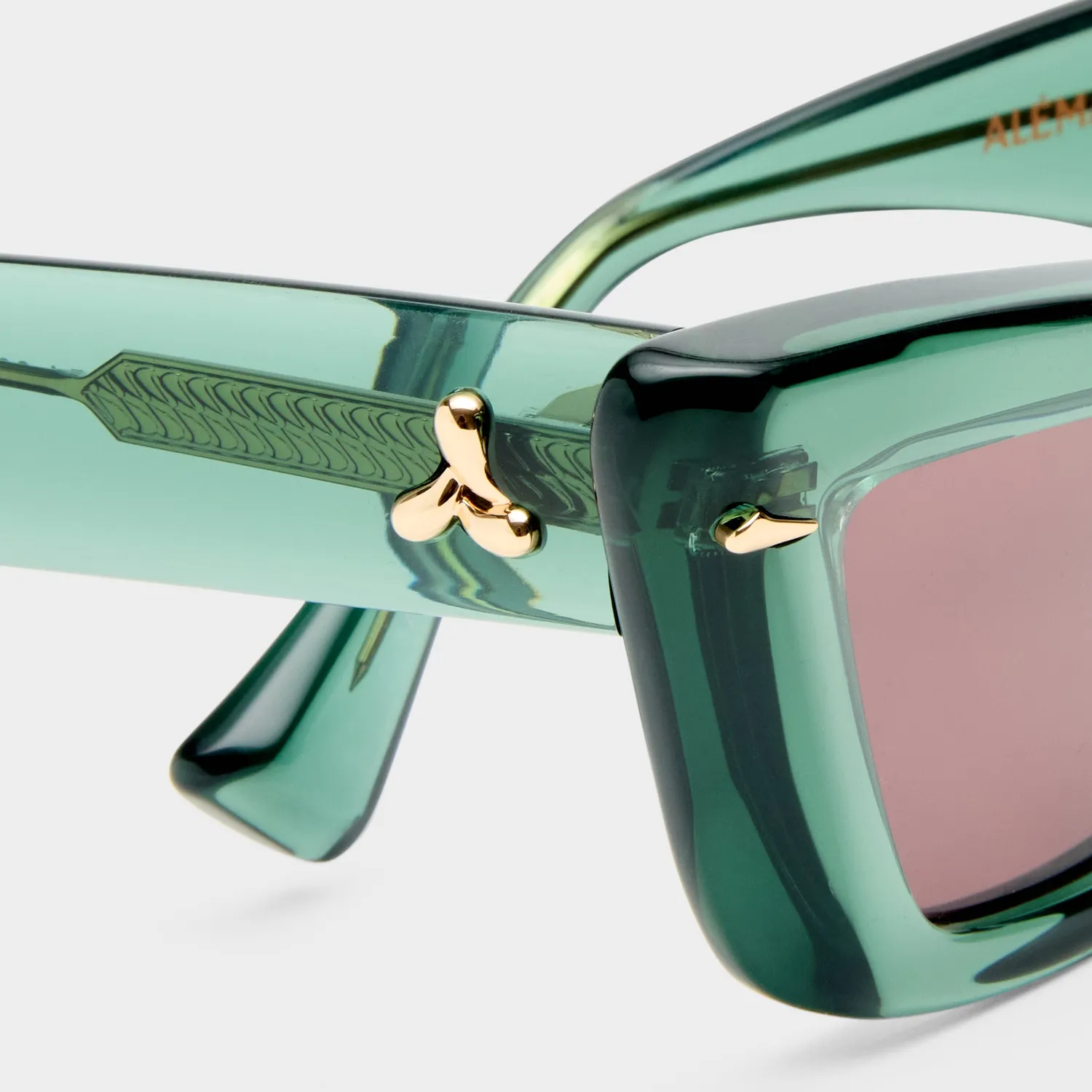Le Specs Luxe Lucia occhiale da sole verde cat-eye