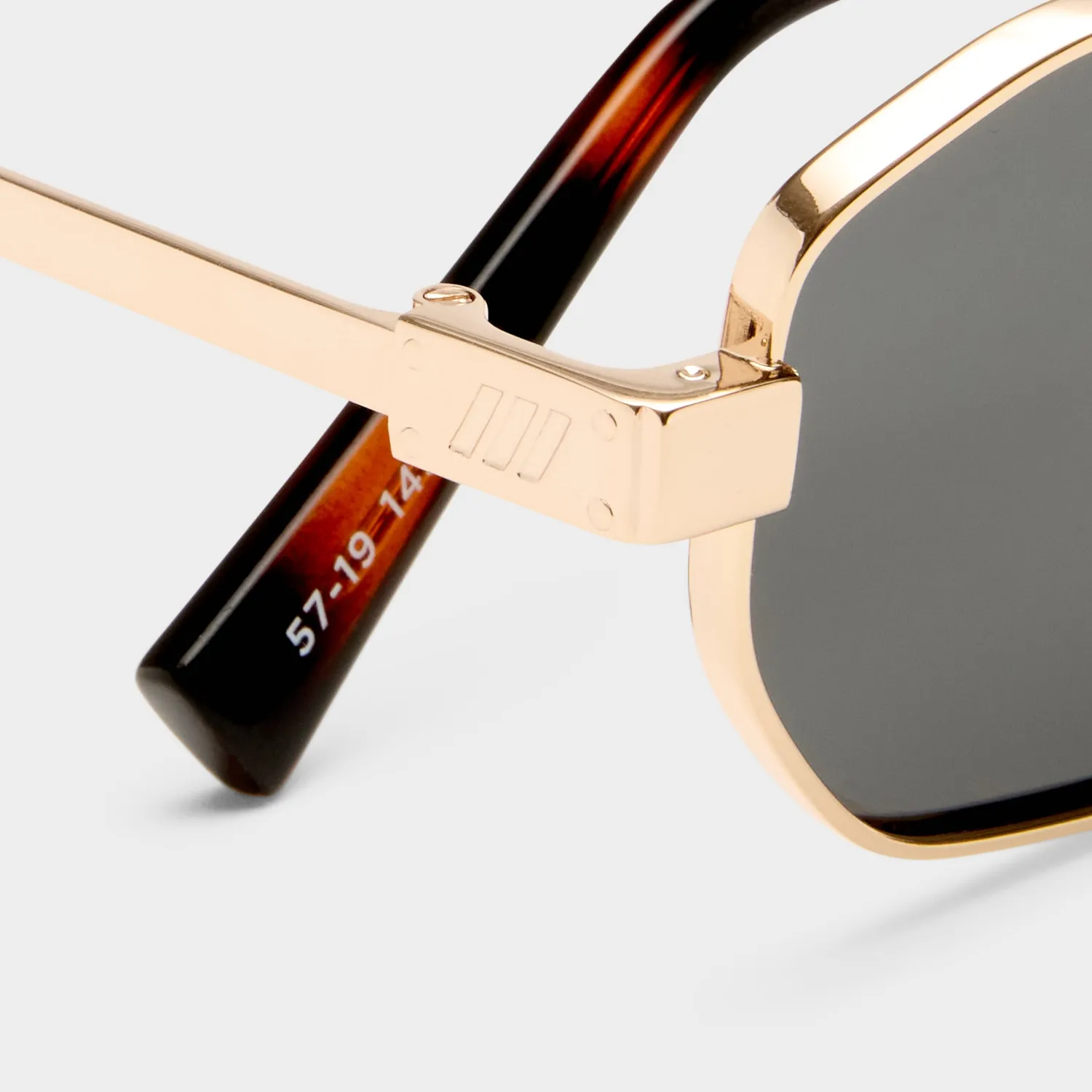 Le Specs Mythic occhiali da sole gold smoke polarizzati