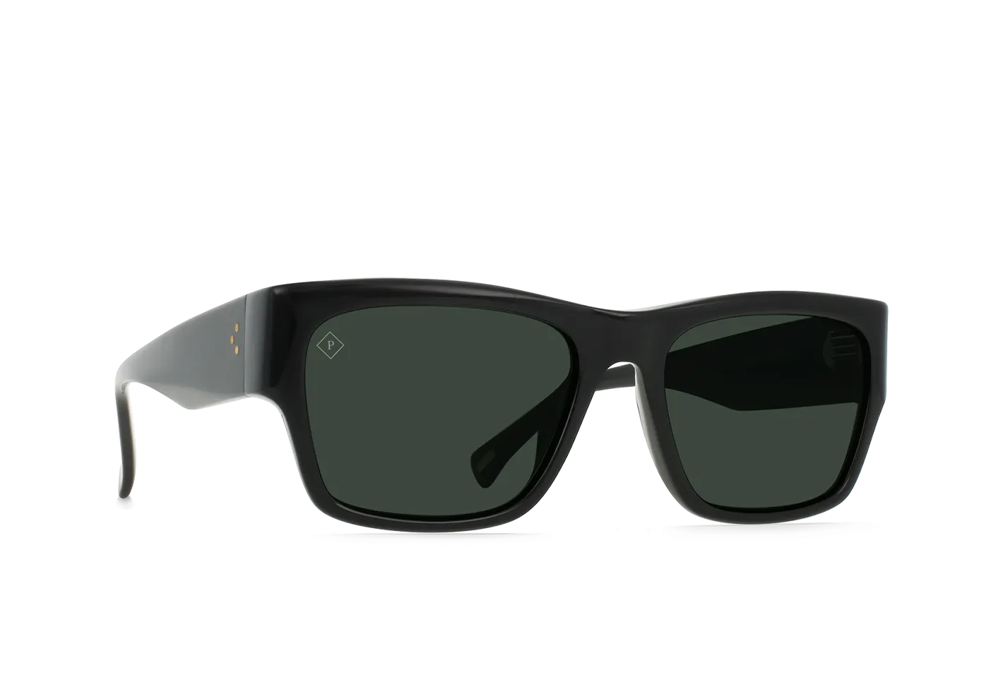 Raen Rufio occhiali da sole nero verde polarizzato 56