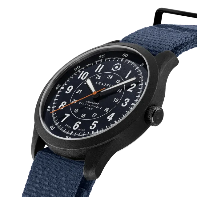 Sea2See Seal 03 orologio 41 mm blu
