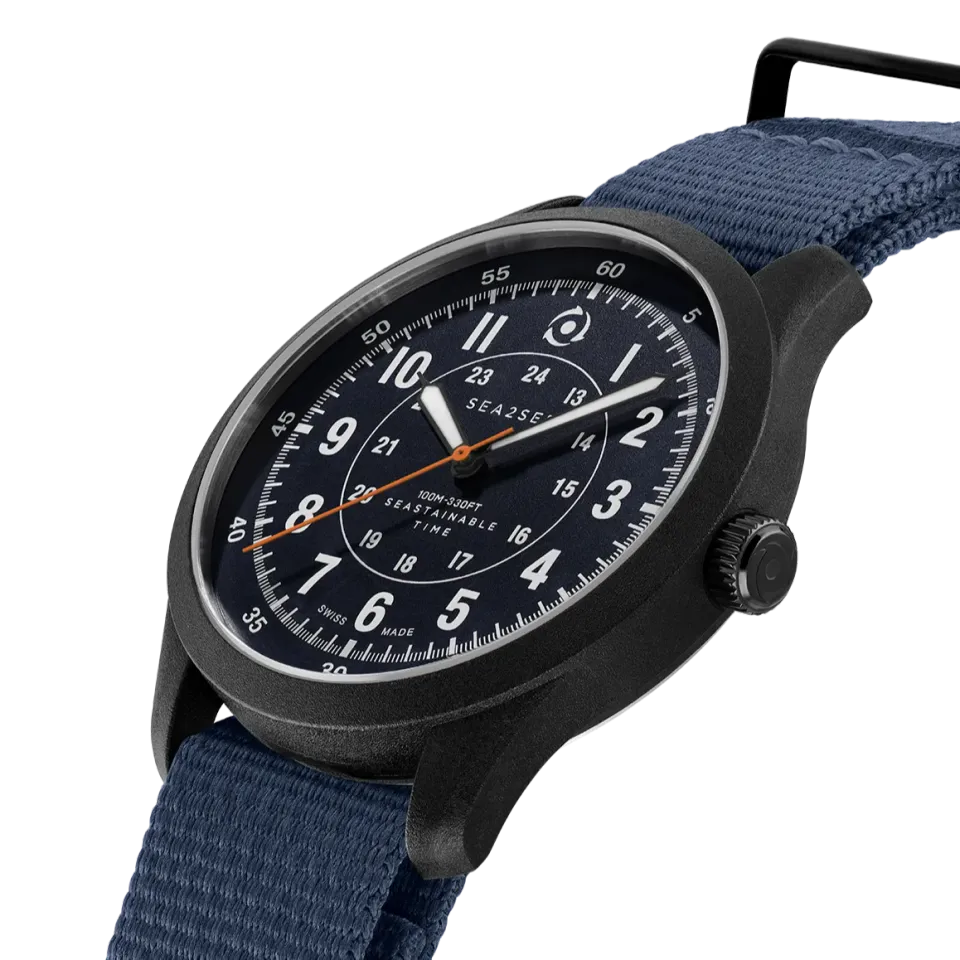 Sea2See Seal 03 orologio 41 mm blu