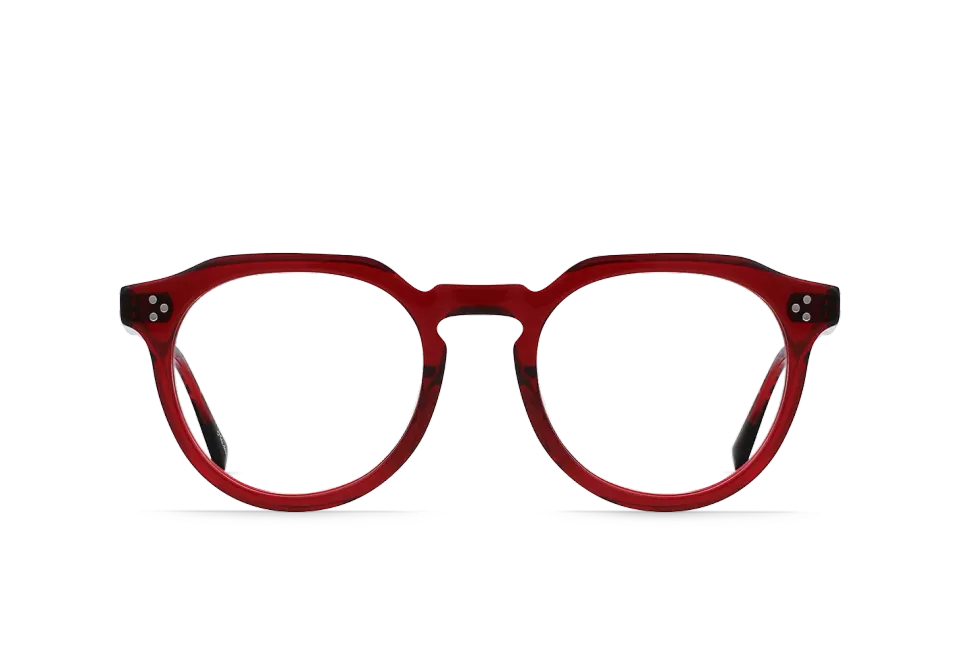 Raen Baley Oxblood Clear montatura da vista 51 acetato