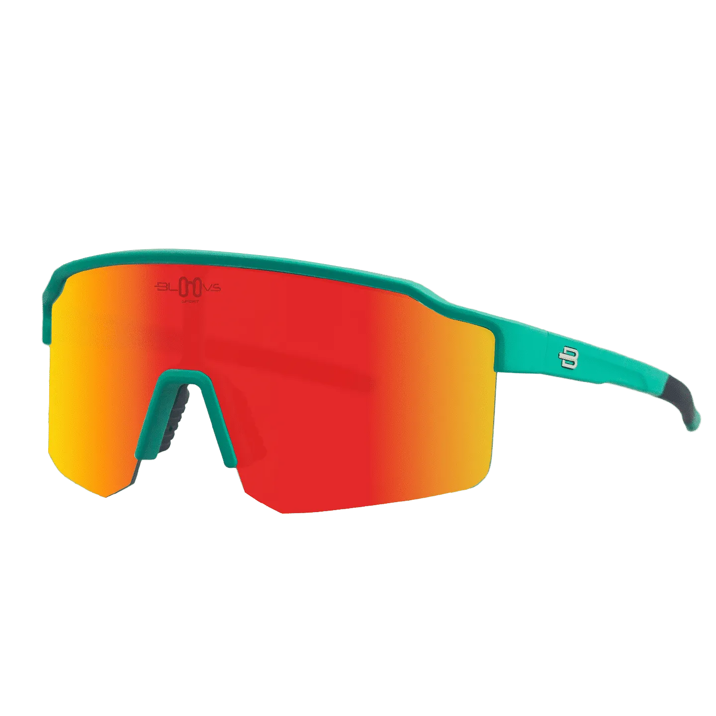 Bloovs Taroko occhiale da sole verde rosso polarizzato sport
