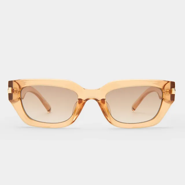Le Specs Cubito+ occhiali da sole quadrato sand sfumato