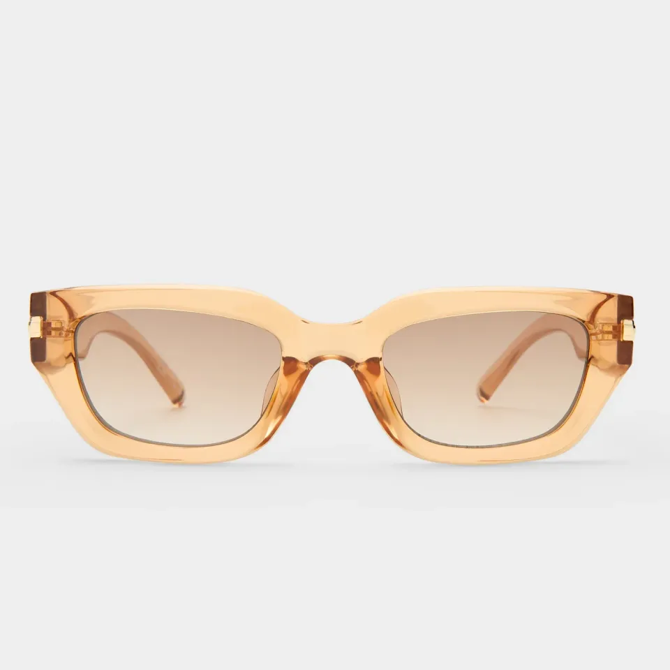 Le Specs Cubito+ occhiali da sole quadrato sand sfumato
