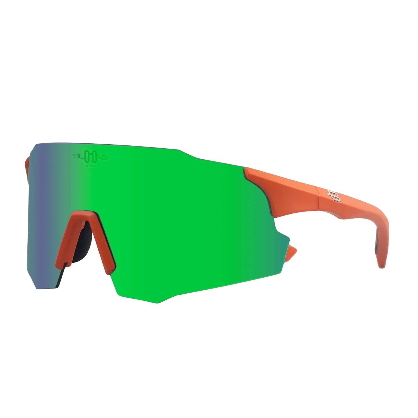 Bloovs Stelvio Matte Orange Green occhiale da sole