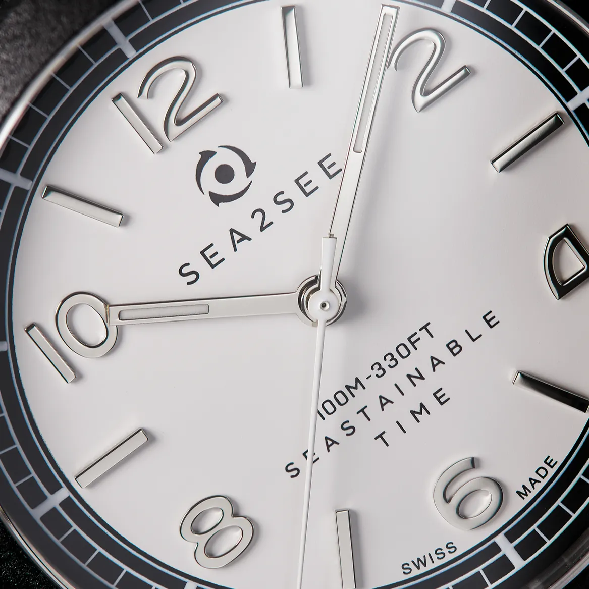 SEA2SEE Bali 04 orologio cinturino nero 37 mm
