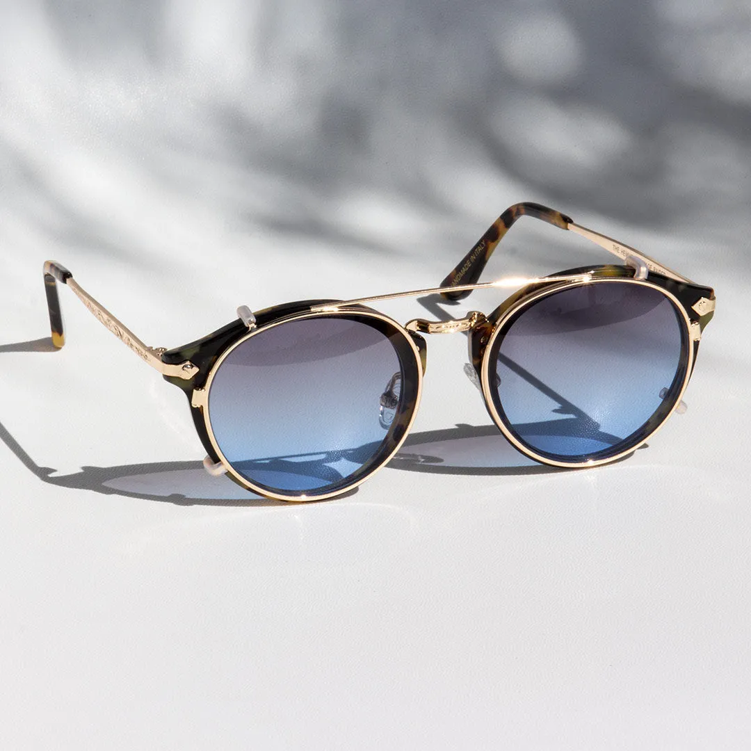 Hemmet Vintage Raider Deluxe Clip S2 clip-on Shark Blue