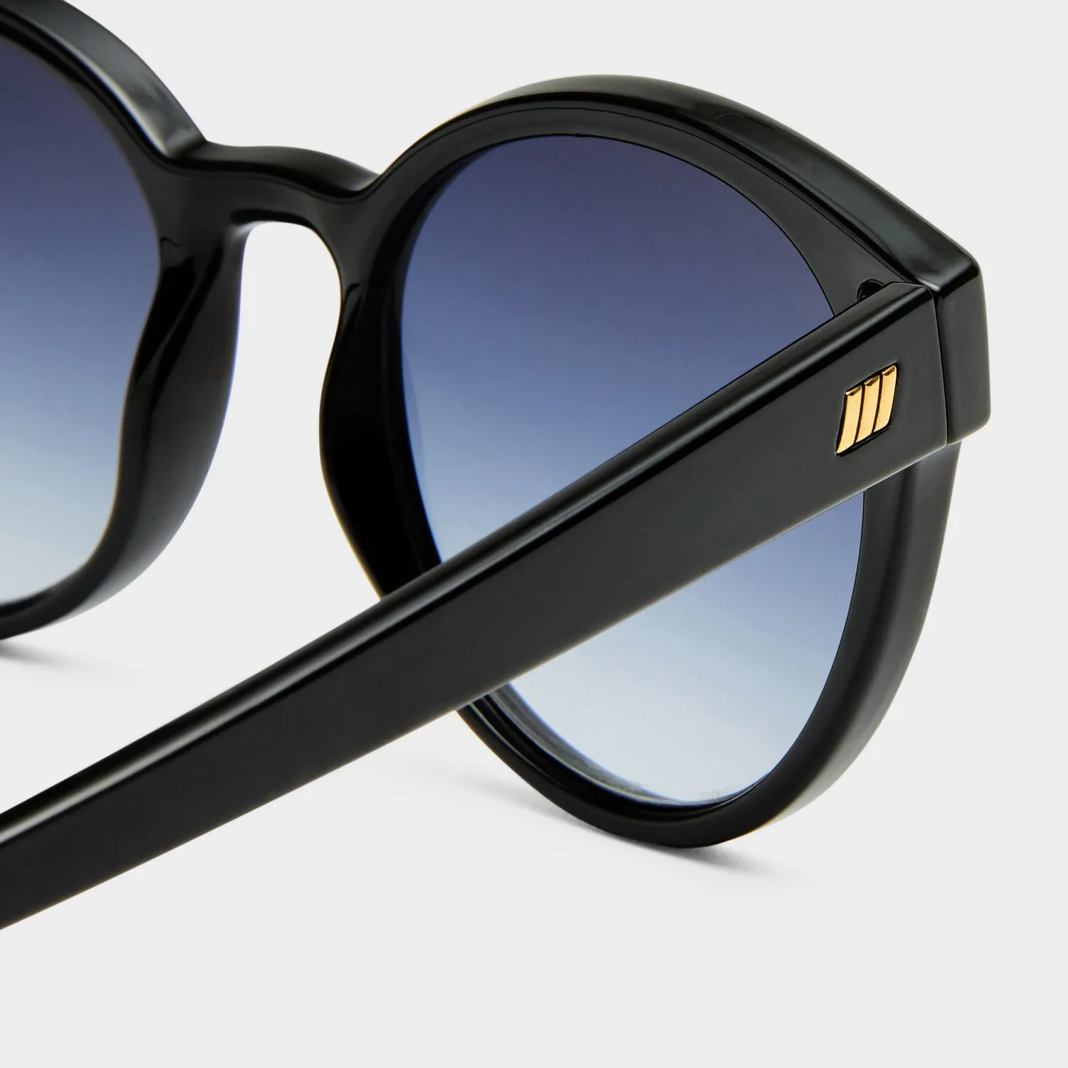 Le Specs Paramount occhiali da sole black tondi