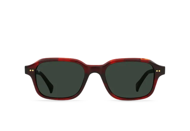 Raen Rhyme 51 occhiale da sole Negroni Green squadrato