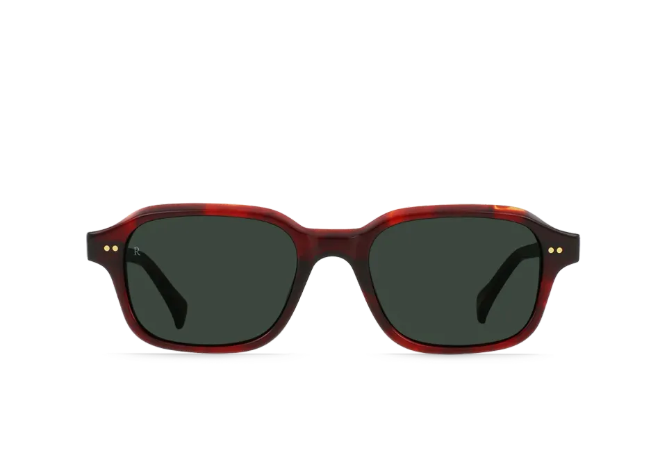 Raen Rhyme 51 occhiale da sole Negroni Green squadrato