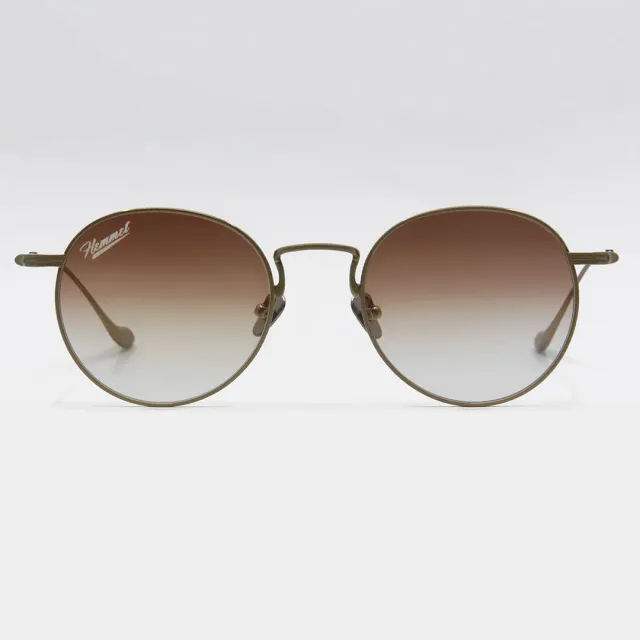 Hemmet Hinfinite Pure Titanium occhiali da sole oro marrone