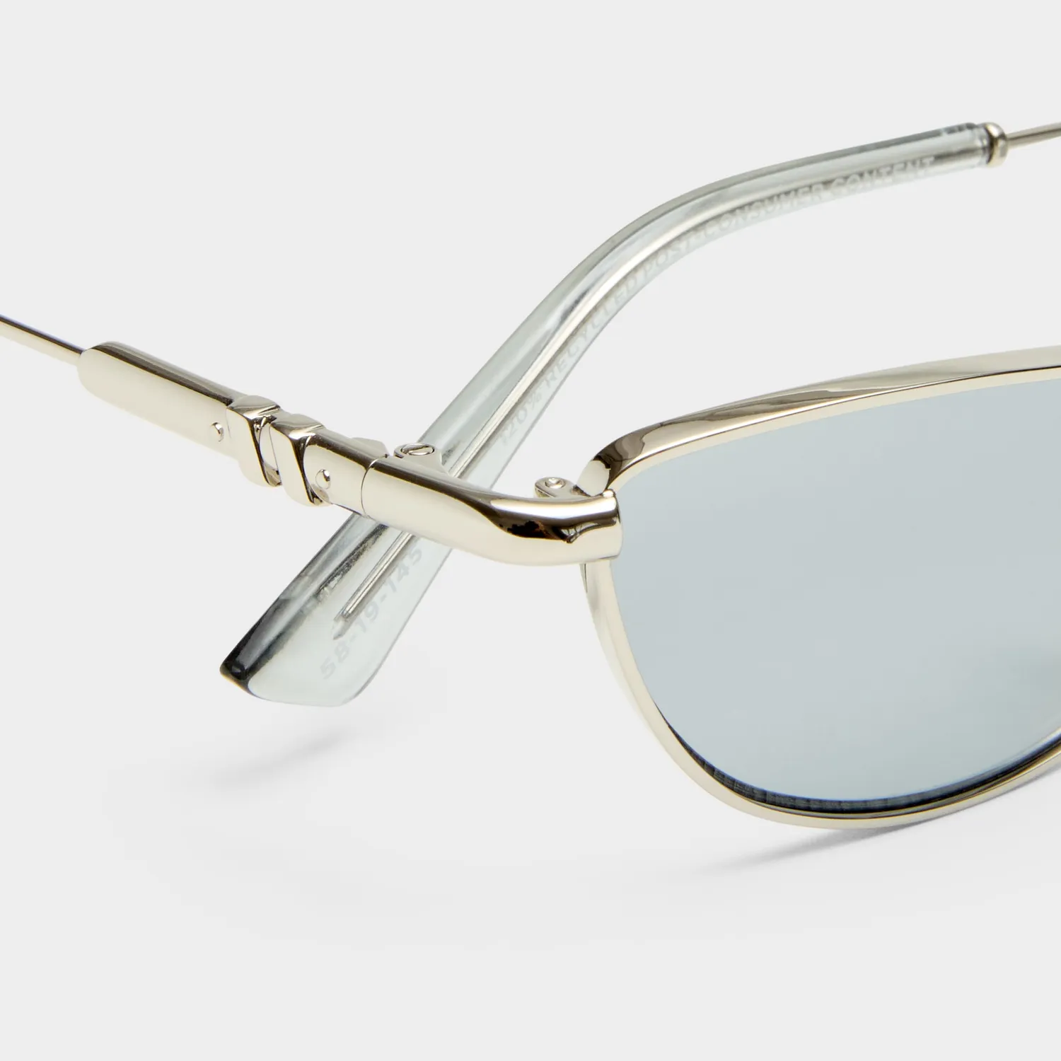 Le Specs Thorned occhiali da sole silver cat-eye