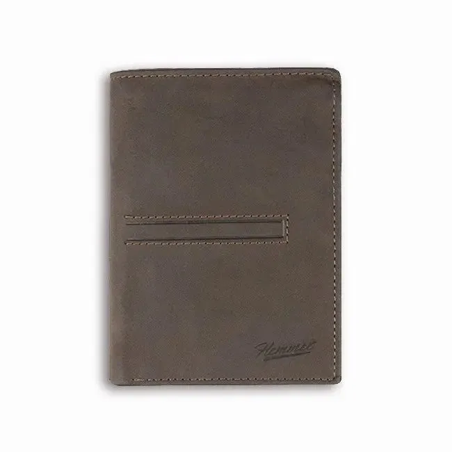 Hemmet Adventurer Large portafoglio pelle testa di moro