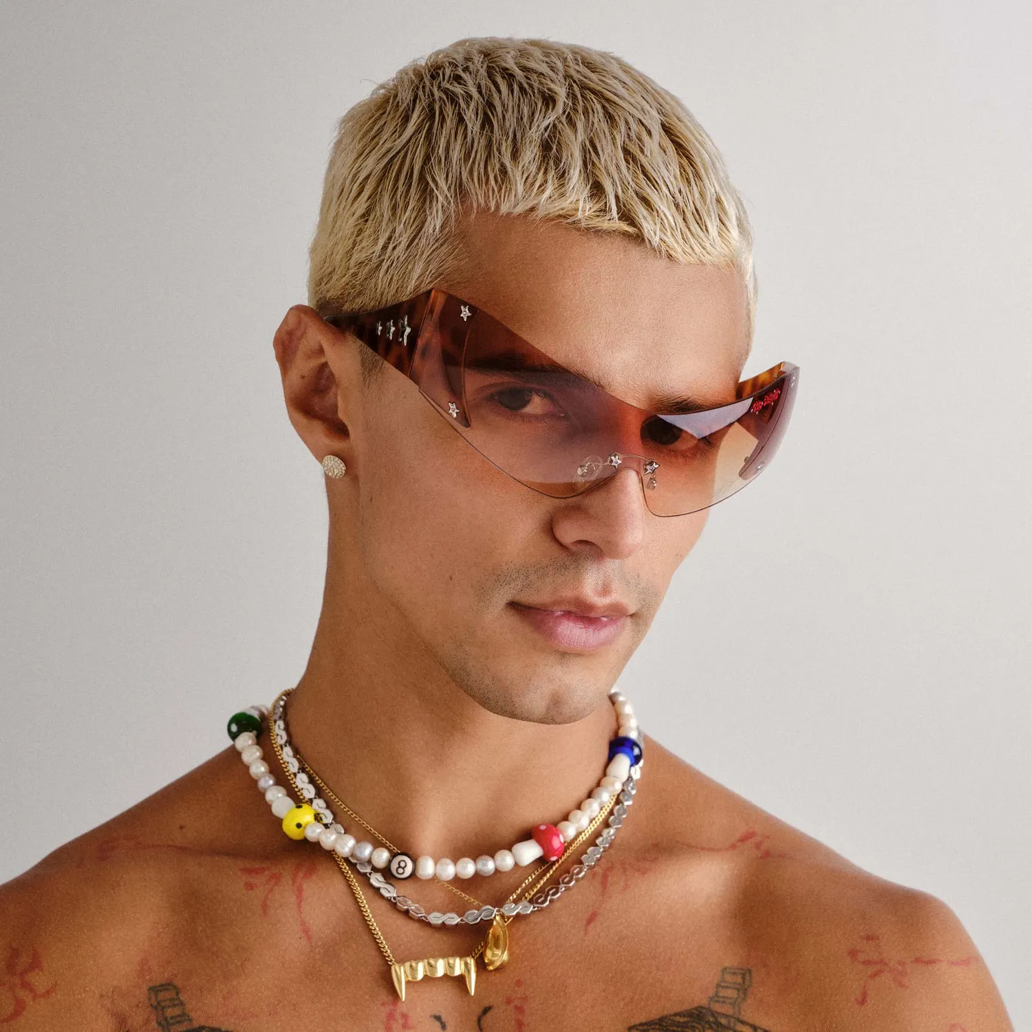 Le Specs I Am A Rich Man occhiali sole tartarugato