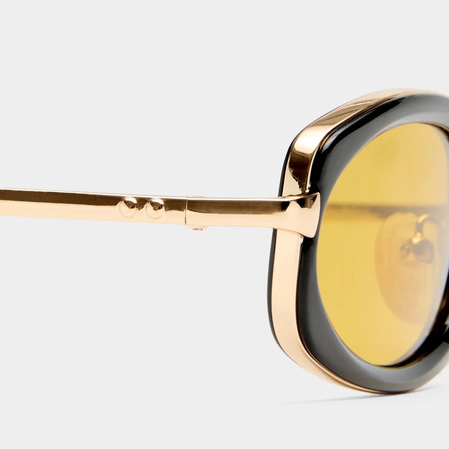 Le Specs Mecharo occhiali da sole oro ovali