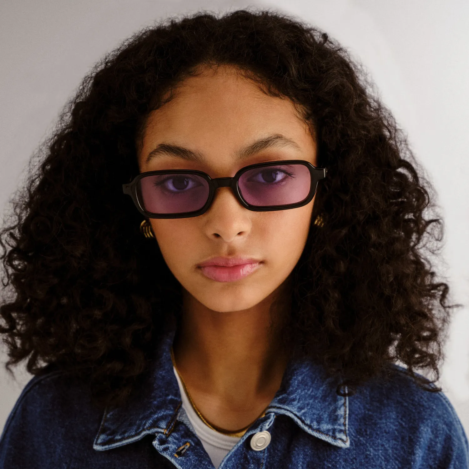 Le Specs Pilferer occhiali da sole nero lilla
