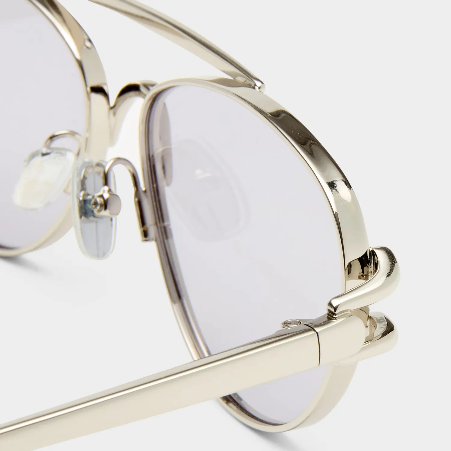Le Specs Numero Seis occhiali da sole bright silver aviatore