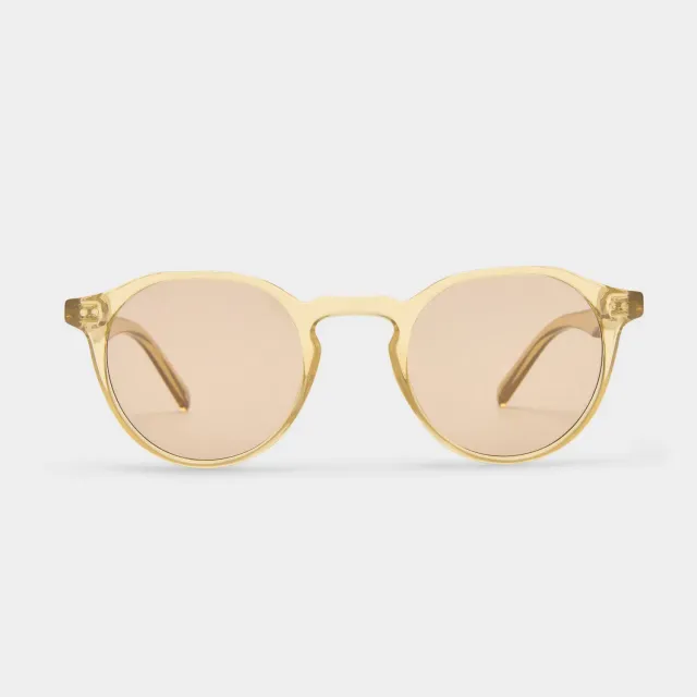 Le Specs Galavant occhiale da sole whiskey mocha tondo