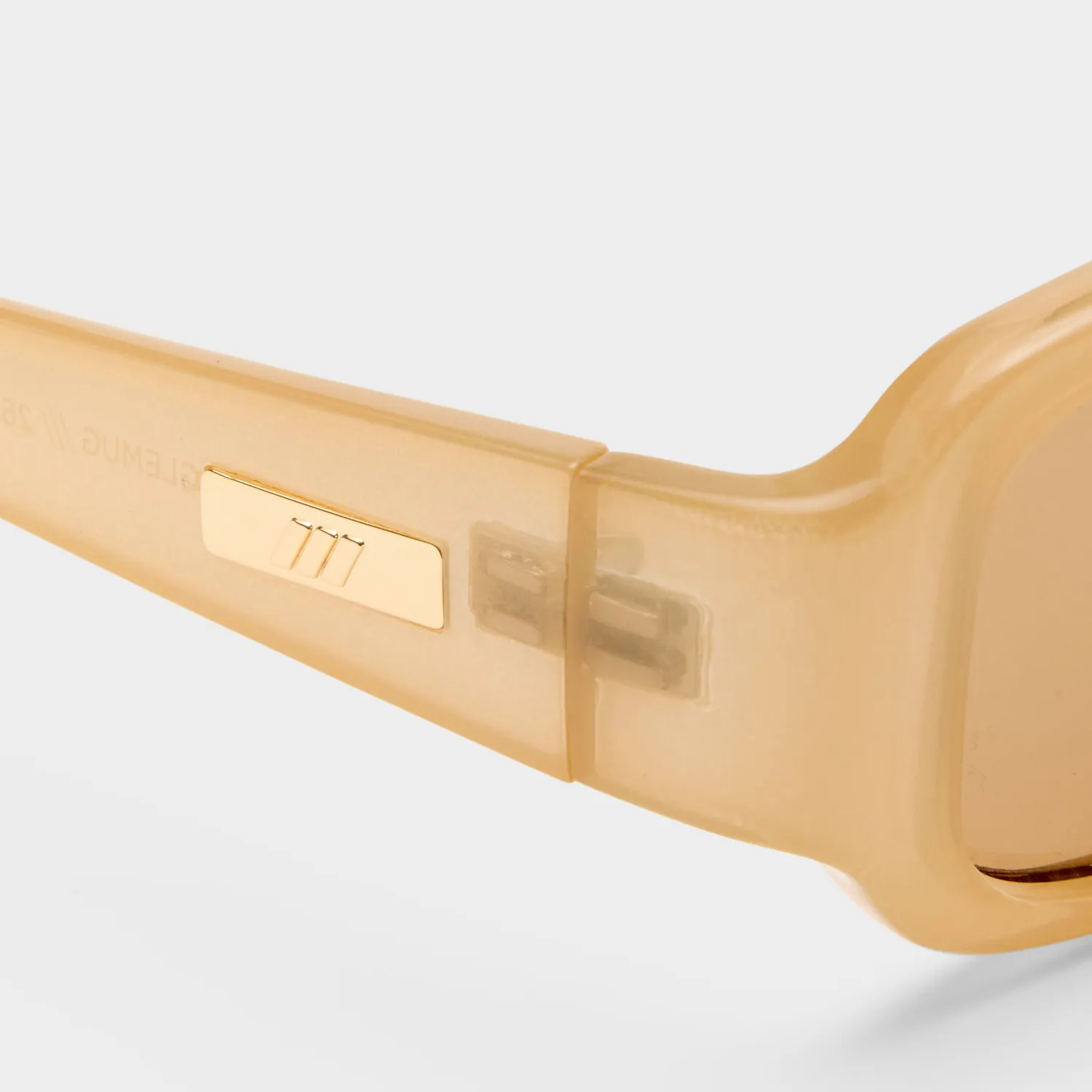 Le Specs Gigglemug occhiale da sole nude rettangolare