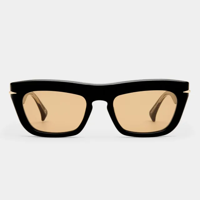 Le Specs Numero Nueve occhiali da sole rettangolare nero