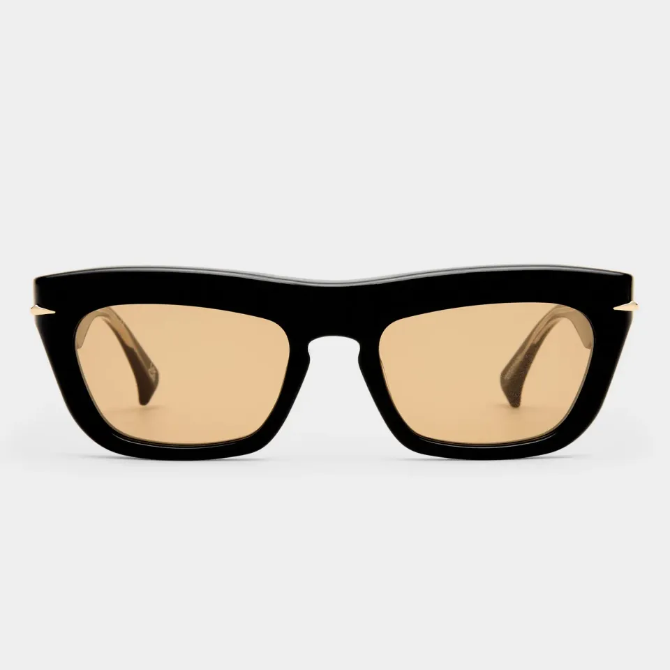 Le Specs Numero Nueve occhiali da sole rettangolare nero