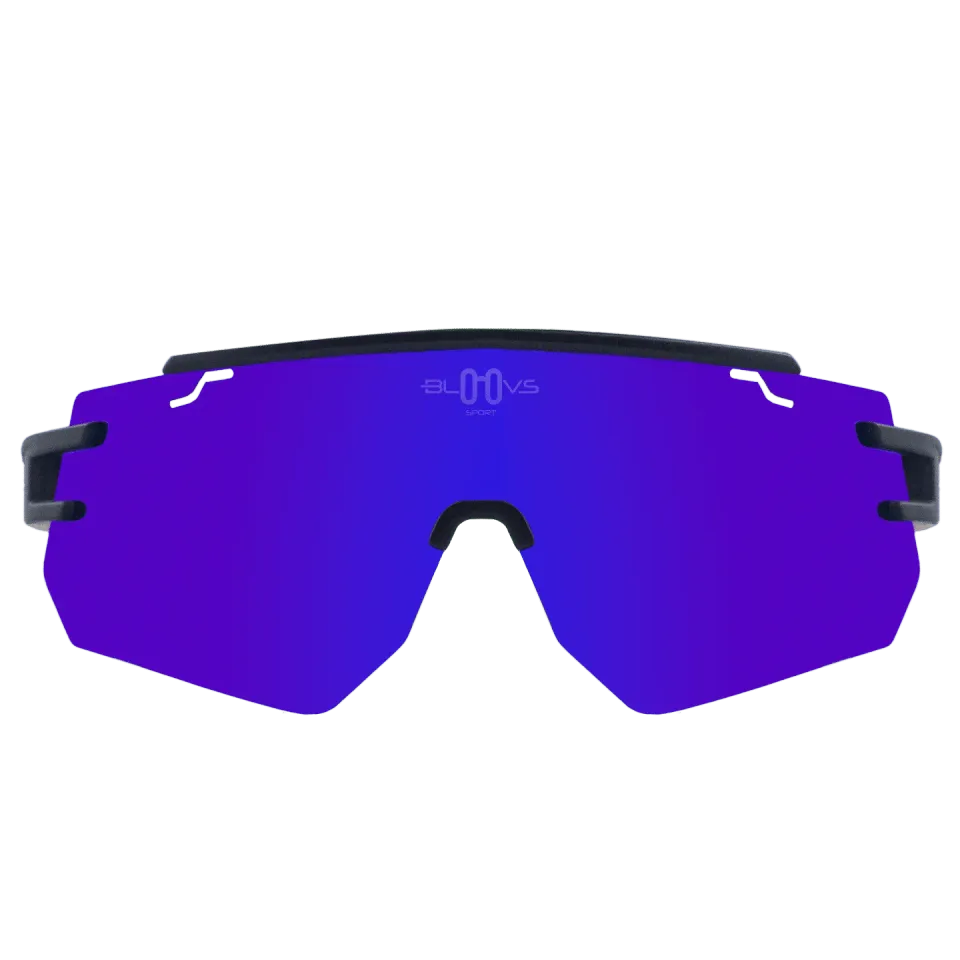 Bloovs Galibier occhiale da sole nero opaco blu scuro polarizzato