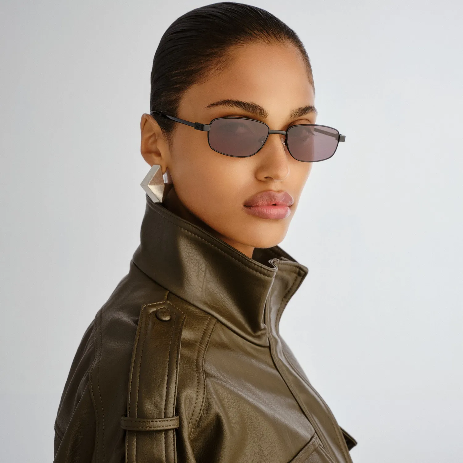 Le Specs Torrid occhiali da sole black rettangolari