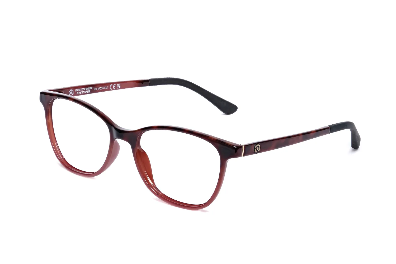 Sea2See Adriatica montatura da vista clip-on havana rosa