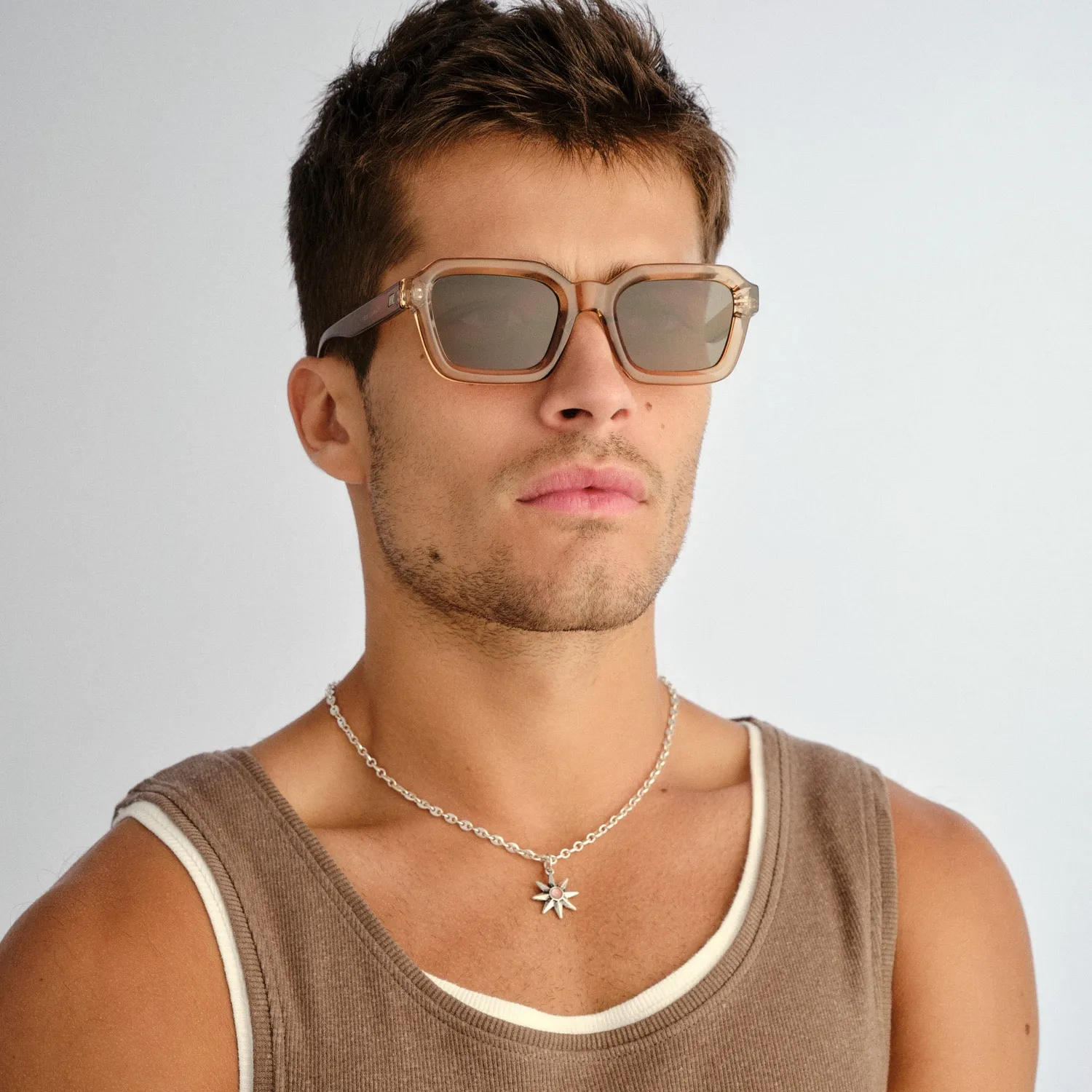 Le Specs Impossible occhiali da sole whiskey verde