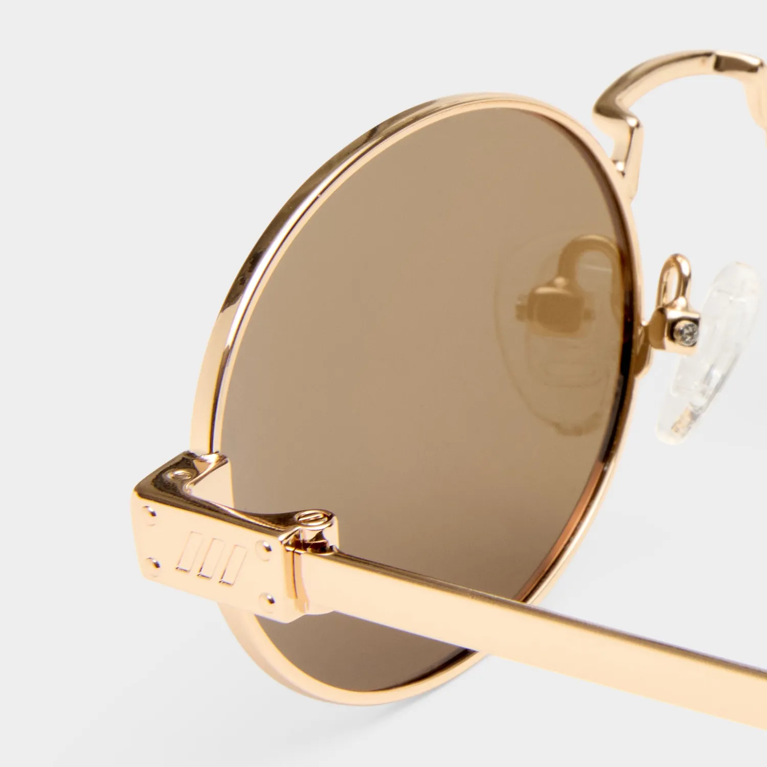 Le Specs Poseidon Deux occhiale da sole oro polarizzato