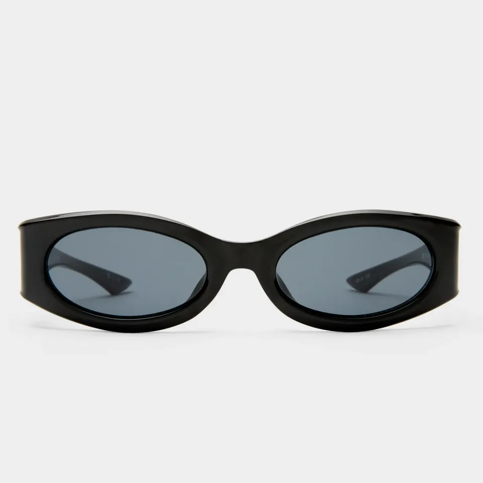 Le Specs Glaciem occhiali da sole nero avvolgenti