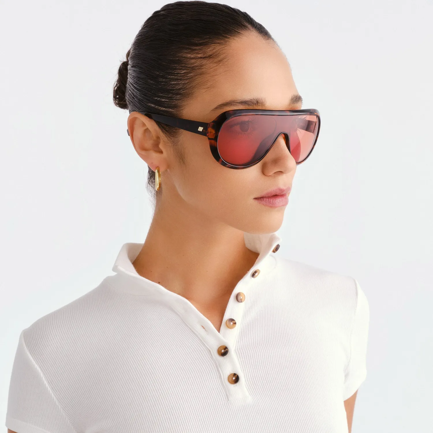 Le Specs Obsession occhiale da sole tartarugato cinnamon