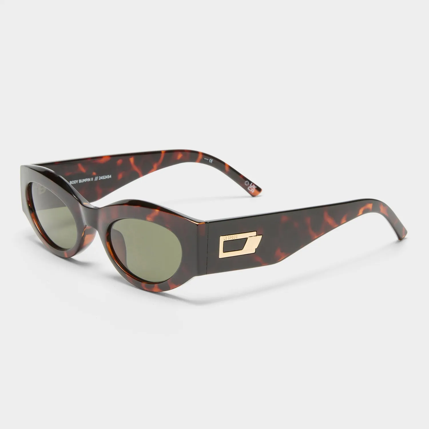 Le Specs Body Bumpin II occhiali da sole tort khaki