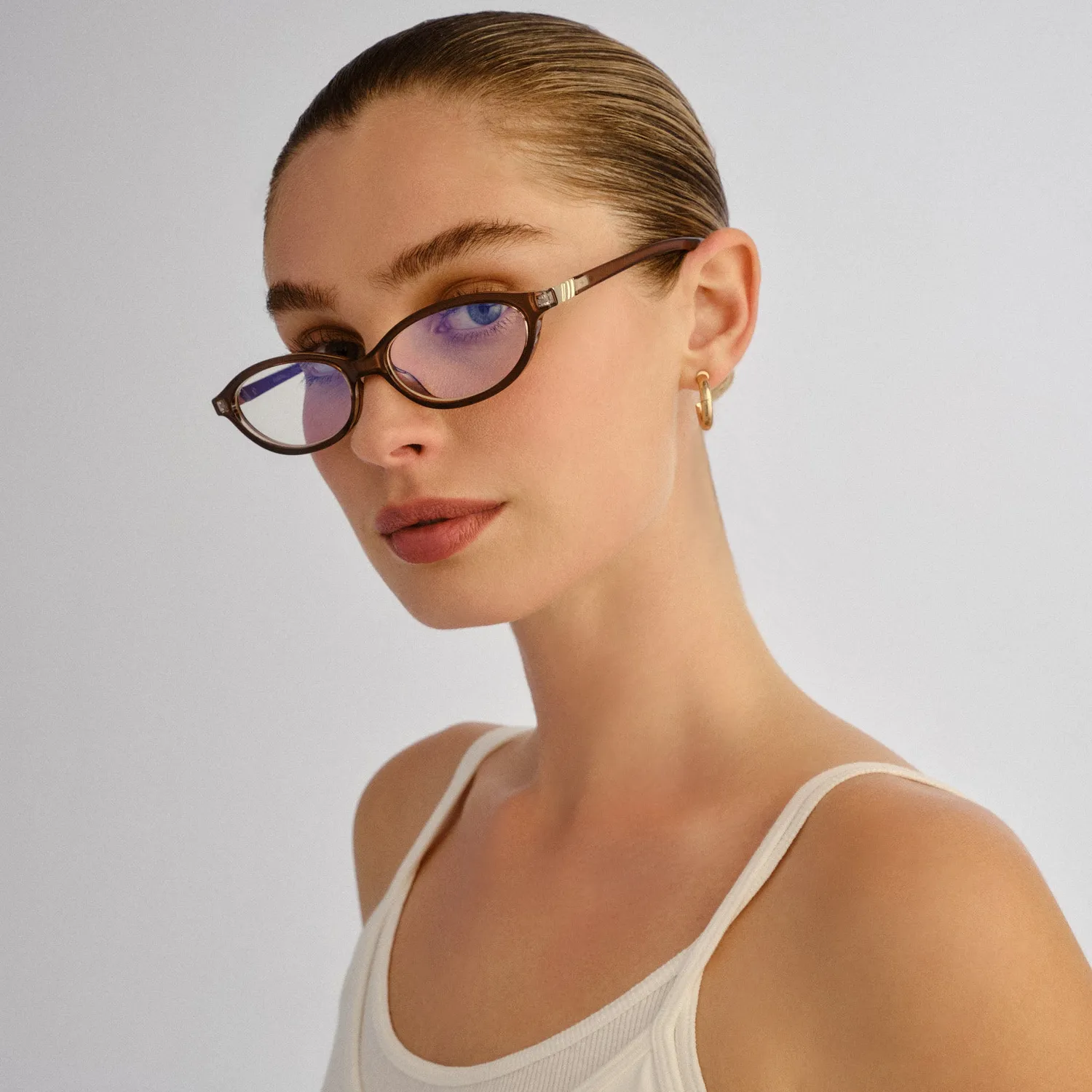 Le Specs Duskfall occhiale luce blu marrone cocoa