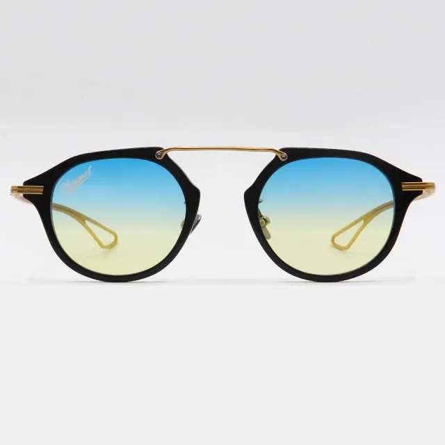 Hemmet HINFINITE Acetate Titanium occhiali da sole Black Acid leggeri
