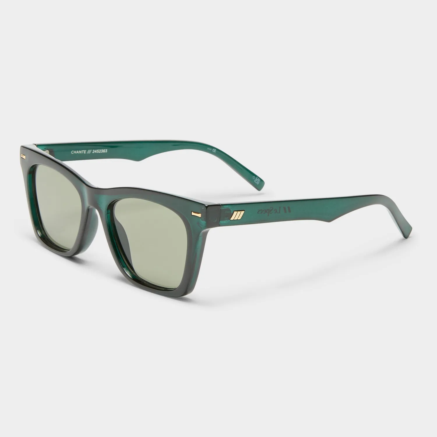 Le Specs Chante occhiale da sole verde bottiglia