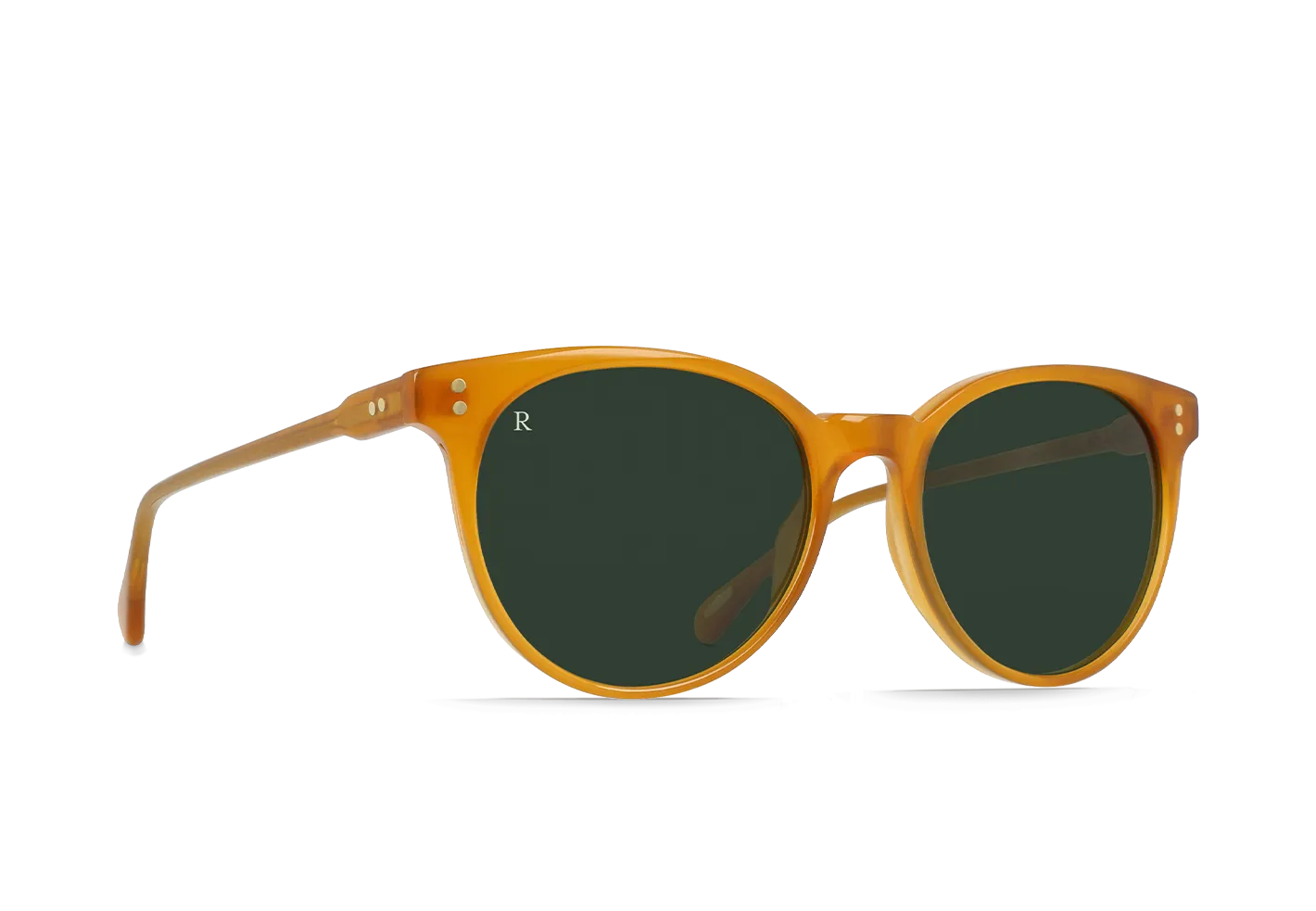 Raen Norie occhiale da sole miele verde 53 cat-eye