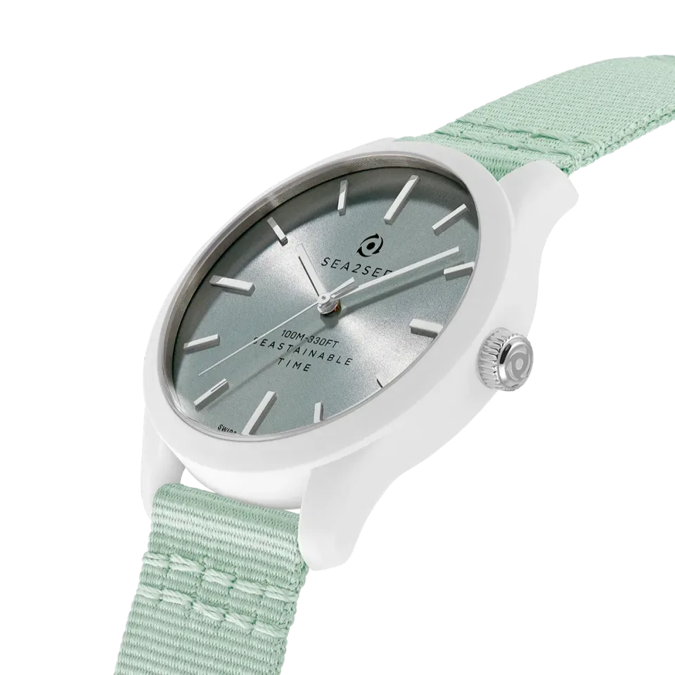 Sea2See Fiji 06 orologio 37 mm quadrante verde
