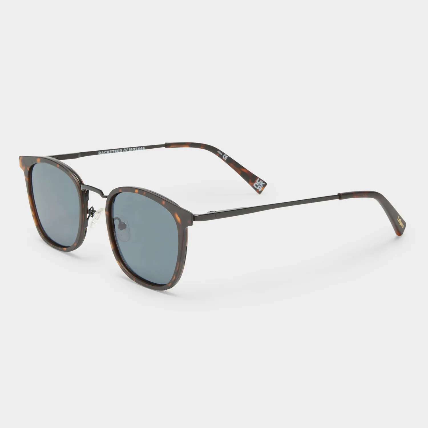 Le Specs Racketeer occhiali da sole tartarugato opaco small