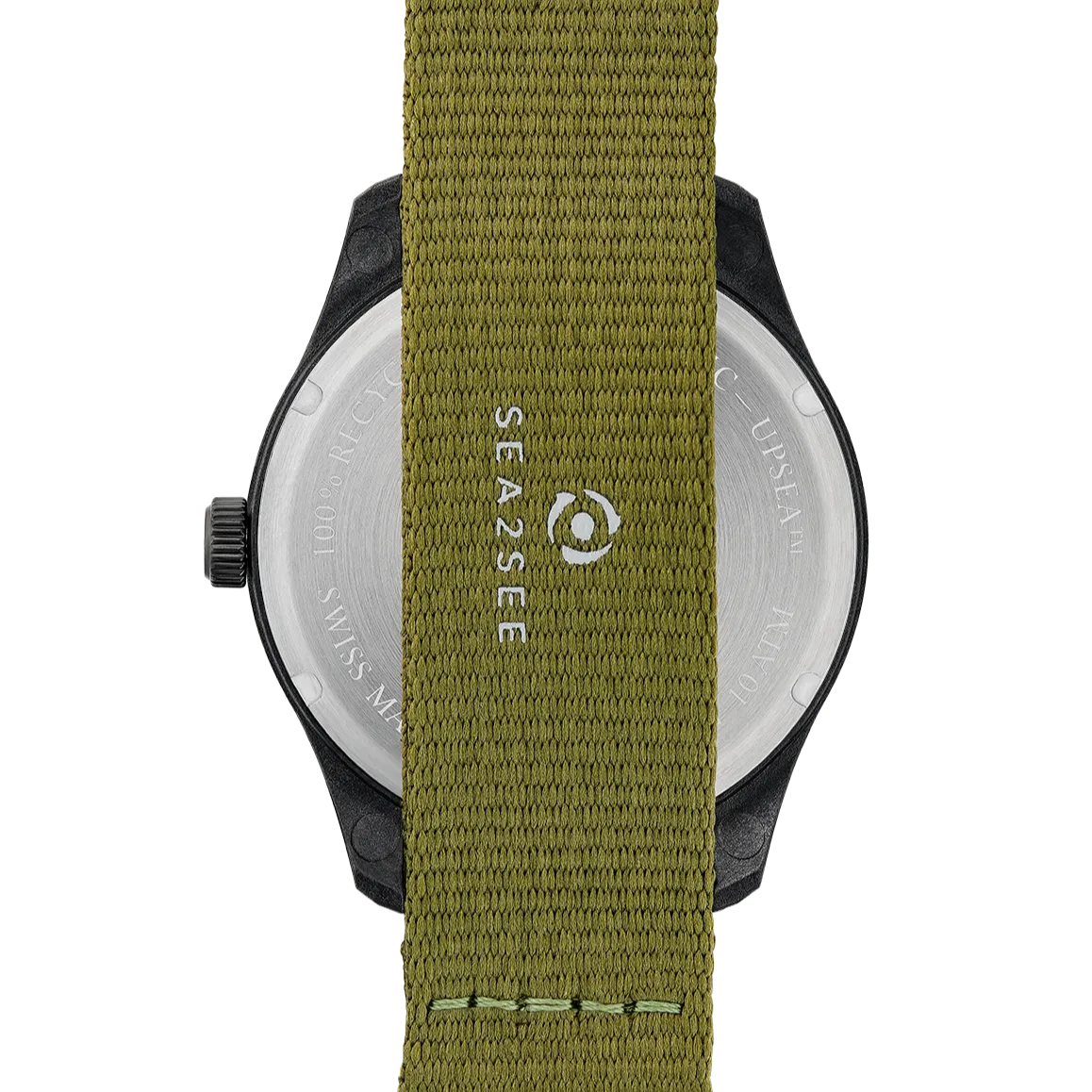 SEA2SEE Seal 04 orologio kaki 41 mm verde