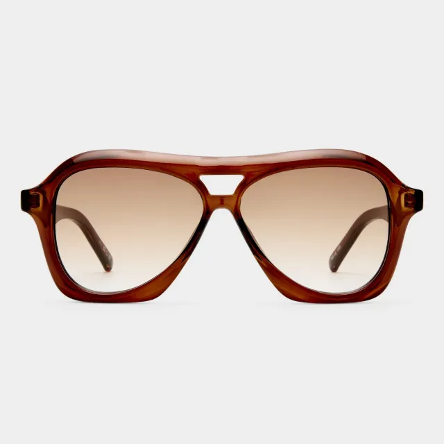 Le Specs Drizzle occhiale da sole cocoa aviatore